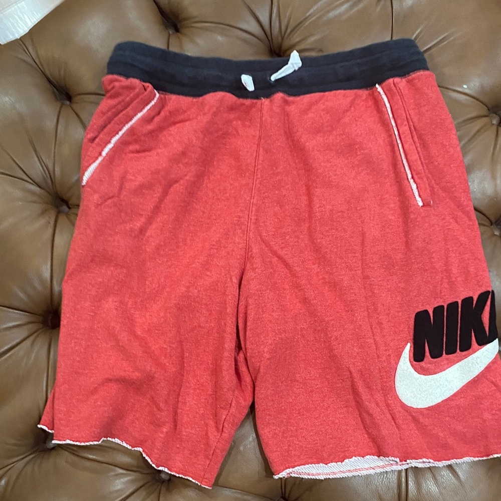 Nike Red and Black Casual Shorts
